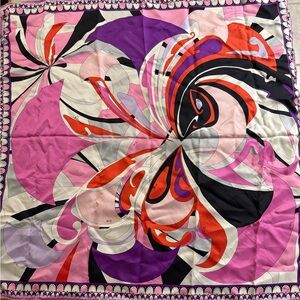 Emilio Pucci silk scarf